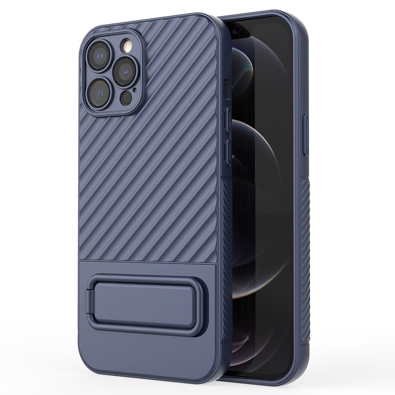 Kickstand Phone Cover for iPhone 12 Pro Max Phone Back Protector Anti-dust TPU Case Kickstand Phone Cover for iPhone 12 Pro Max Phone Back Protector Anti-dust TPU Case